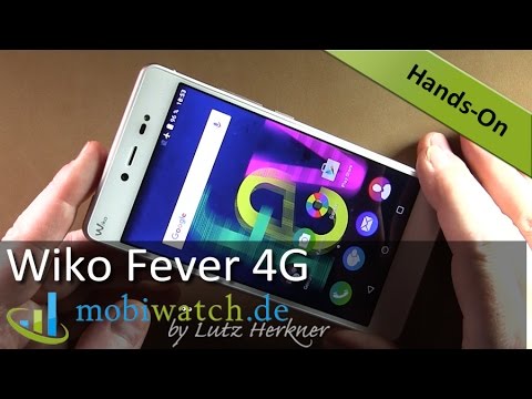 Das Wiko Fever 4G mit leuchtendem Rahmen im Video-Test