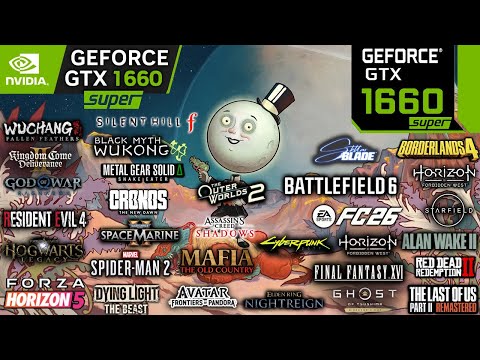 GTX 1660 Super Test in 40 Games: Every Game You Need to See