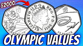Olympic 50p Coins - Are they RARE? What are they worth?