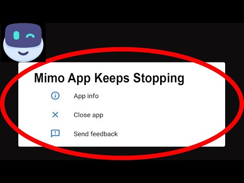 Fix Mimo App Keeps Stopping | Mimo App Crash Issue | Mimo App | PSA 24