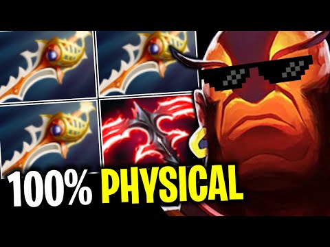 100% PHYSICAL DAMAGE 3x RAPIER + STYGIAN DESOLATOR EMBER SPIRIT INSANE SLEIGHT OF FIST | DOTA 2
