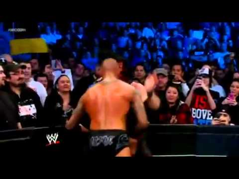 Kane Attacks Randy Orton - WWE Smackdown 3/2/12