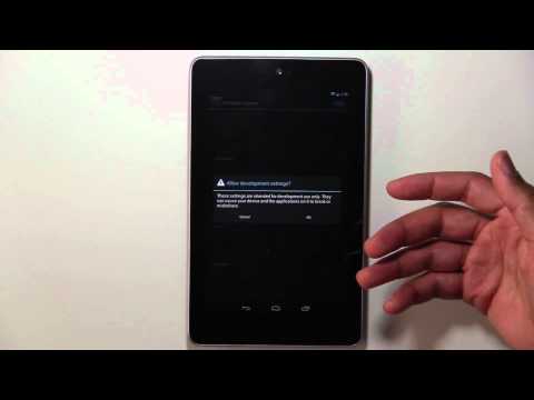 comment démarrer nexus 7