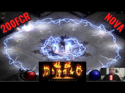 Diablo 2 Resurrected. D2R Online Really Fun 200FCR Nova Sorc In Arcane Sanctuary