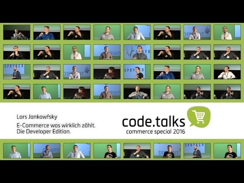 code.talks 2016 commerce special - E-Commerce was wirklich zählt - Die Developer Edition