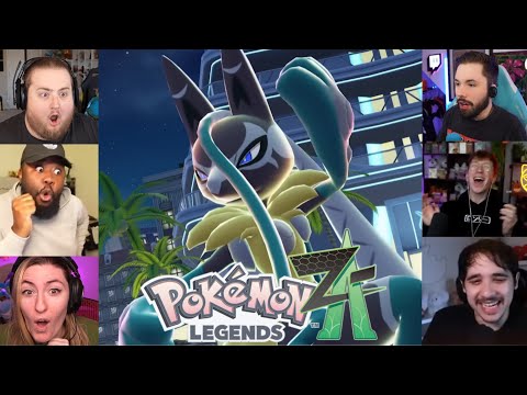 Youtubers React to Mega Lucario Z Compilation