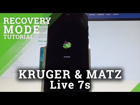 How to Enter Recovery Mode in KRUGER & MATZ Live 7s - Exit Recovery