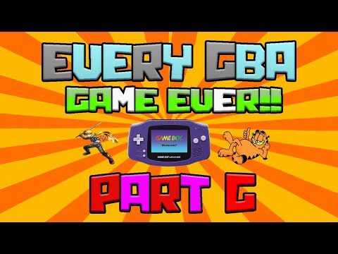 Every Game Boy Advance (GBA) Game Ever Part G