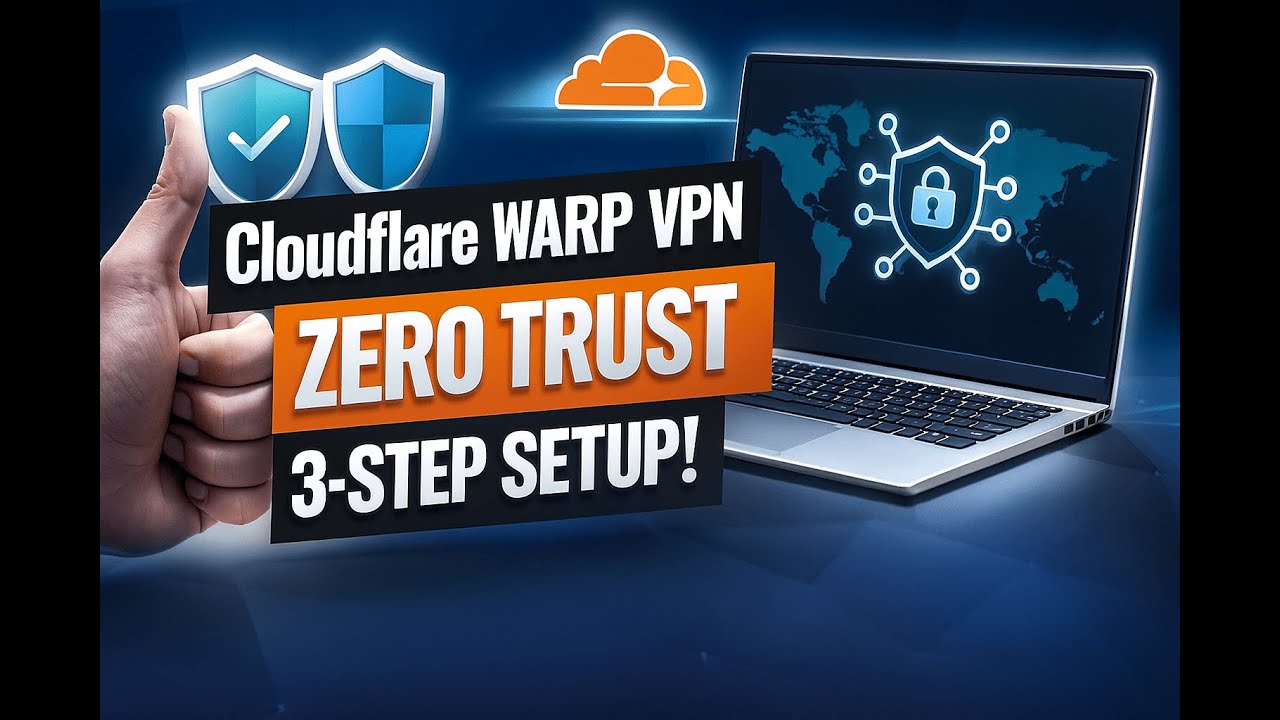 How to Set Up Cloudflare WARP VPN with Zero Trust in 3 Easy Steps ✅