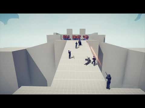 TABS- Swat vs 100x units (totally accurate battle simulator)