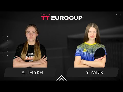 12:25 Anastasiia Telykh - Yulianna Zanik 01.09.2024 TT Euro.Cup Women Ukraine Star. TABLE 3