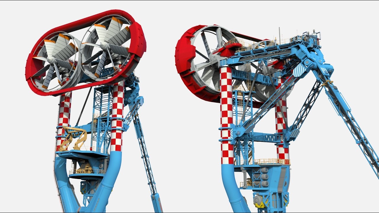 Sci-Fi Wind turbine 3 3D Model