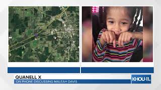 Watch: Quanell X details conversation that may have led to Maleah Davis' body