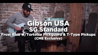 Video thumbnail for Gibson SG CME Exclusive w/Tortoise Pickgaurd & T-Type Pickups |  CME Quick Riff | Shelby Pollard by Chicago Music Exchange