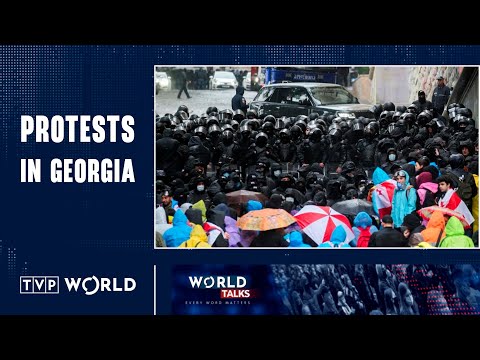 Georgian police disperse protesters | Grigol Gegelia