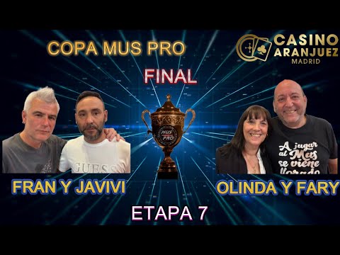 COPA MUS PRO ARANJUEZ ETAPA 6. FINAL. Fary y Olinda Dos Santos vs Fran De La Guerra y Javivi Benito