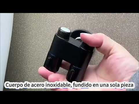 Ducha Bidet Arabe Wc Inodoro AIZO Acero Inoxidable negro