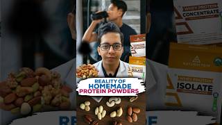 How to make Protein powder at Home ? | Dt.Bhawesh | #diettubeindia #dietitian #wheyprotein #shorts
