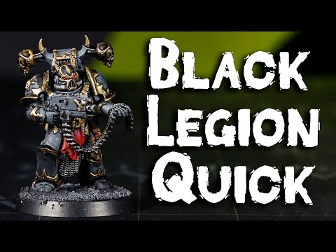 QUICK and EASY Black Legion Paint Scheme!