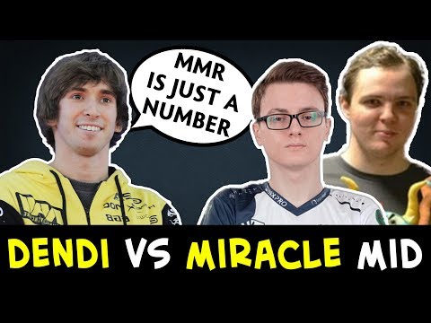 Dendi vs Miracle All-Stars match — MMR is just a number