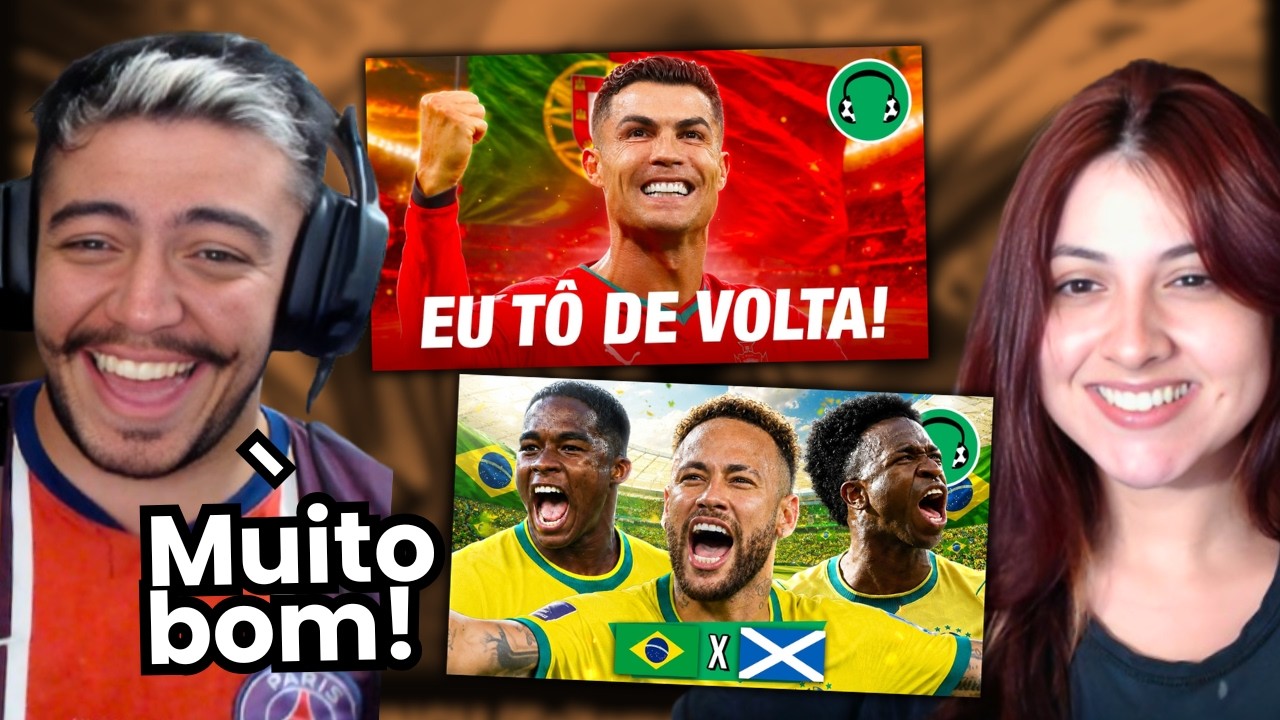 2 em 1 FUTPARÓDIA ♫ NEYMAR VOLTOU! PRA CIMA DELES, BRASIL! e ♫ CRISTIANO RONALDO: O ÚNICO A MARCAR..