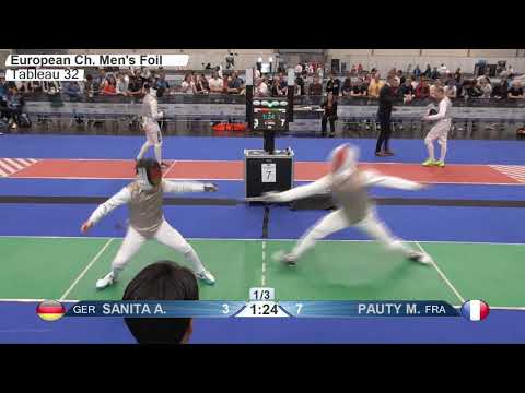 2019 741 T32 09 M F Individual Duesseldorf GER ZCH GREEN PAUTY FRA vs SANITA GER
