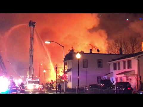 Firefighters battle massive fire in downtown Bound Brook