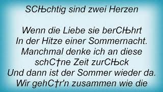 Andy Borg - Die Sonne Und Du Lyrics