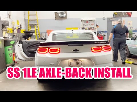 CAMARO SS 1LE GETS NEW EXHAUST (STAINLESSWORKS AXLE BACK)