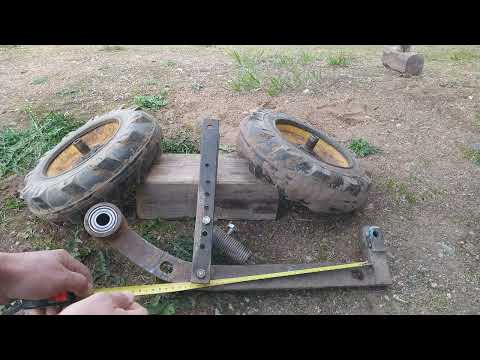 Опорное колесо на мотоблок. Обзор и размеры. Support wheel on the tillerblock.