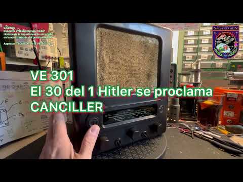 EA3HWU La radio de la propaganda VE301 y como la guerra se llevó también por las ondas Hercianas.