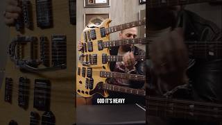 Rick Nielsen&#39;s famous five-neck guitar from Cheap Trick