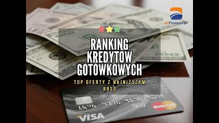 Ranking kredytów gotówkowych   TOP oferty