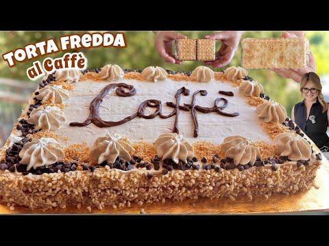 TORTA FREDDA al CAFFÈ ☕️senza cottura DOLCE E SALATO ☕️TORTA DI COMPLEANNO