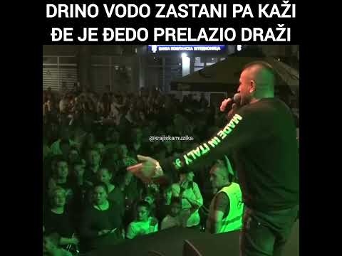 Baja Mali Knindža - Drino vodo zastani pa kaži, dje je djedo prelazio Draži - Gara Uživo