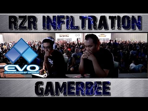 Evo 2016 - SFV - RZR INFILTRATION vs GAMERBEE - STREET FIGHTER V | 5