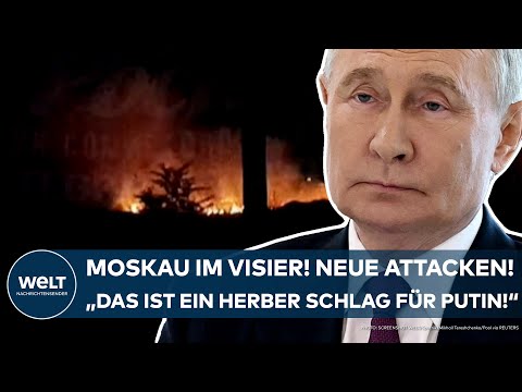UKRAINE-KRIEG: Moskau im Visier! "Das ist ein herber Schlag für Putin!" Experte über neuen Attacken!