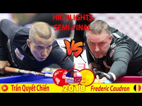 TRẬN ĐẤU KỊCH TÍNH 🏆Frederic CAUDRON vs Quyet Chien TRAN | 3-Cushion HoChiMinh World Cup 2018