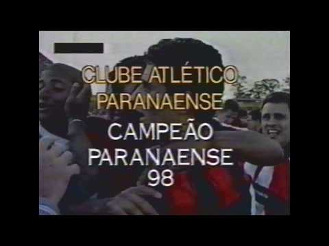 Club Athletico Paranaense 2x1 Coritiba FC - Furacão Campeão Paranaense de 1998