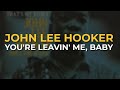 John Lee Hooker - You're Leavin' Me, Baby (Official Audio)
