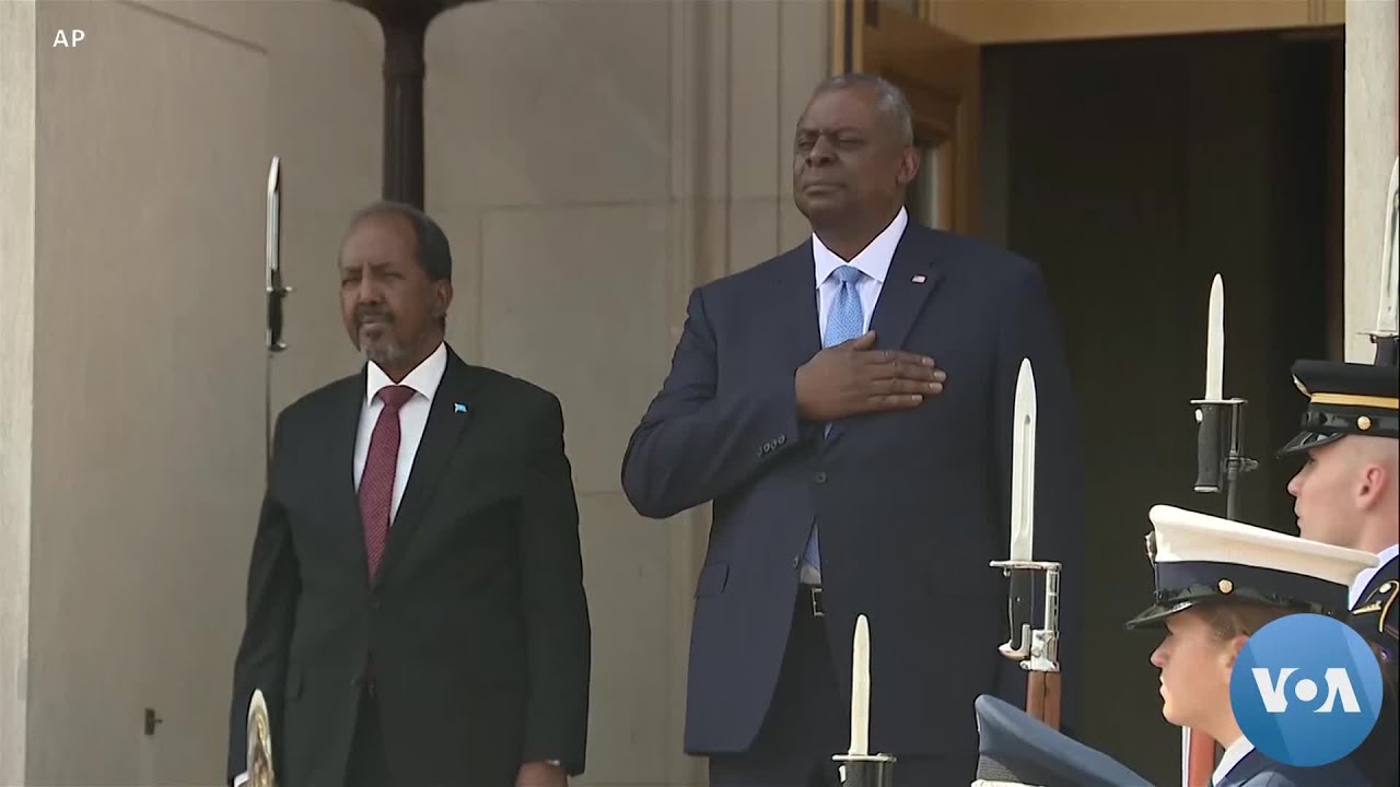 Somali President meets top US officials at the Pentagon