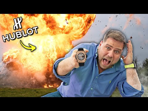 THIS IS WHAT HAPPENS WHEN YOU BLOW UP A $15,000 WATCH! ( You WILL NOT believe the results )