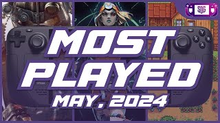 Top 20 Most Played Games on Steam Deck for May 2024 by Hours Played