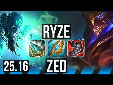 RYZE vs ZED (MID) | 6/1/10 | KR Master | 25.16