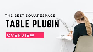 Squarespace Table Block Plugin