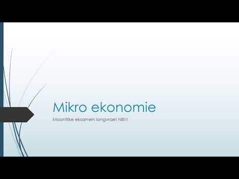 Ekonomie GRAAD 11: 12 Mei 2020 - periode 5 (12115)