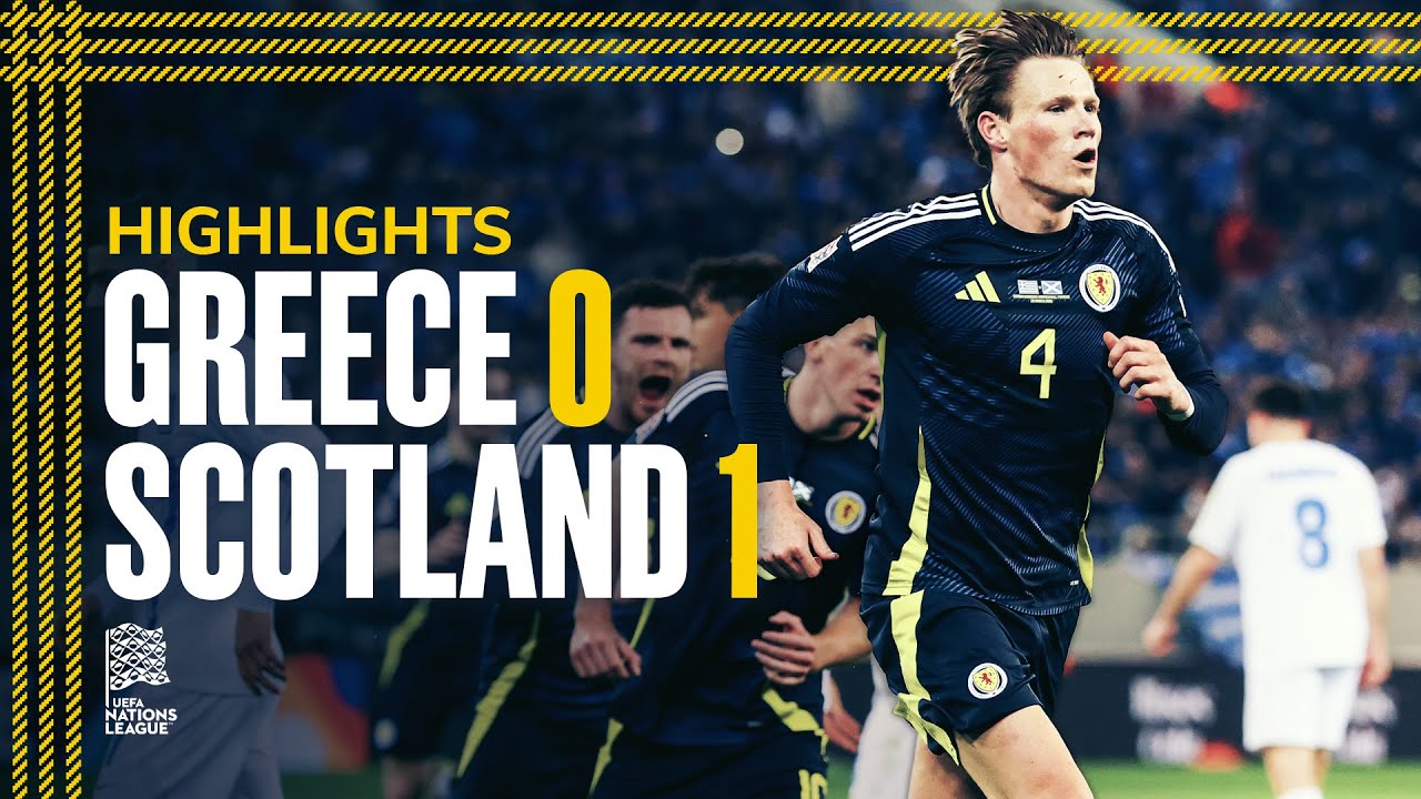 Greece 0-1 Scotland | McTominay Penalty Gives Scotland Play-Off Advantage! | UEFA Nations League