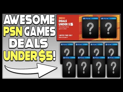 10 AWESOME PSN GAME DEALS UNDER $5 RIGHT NOW - GREAT PS4 GAME DEALS!