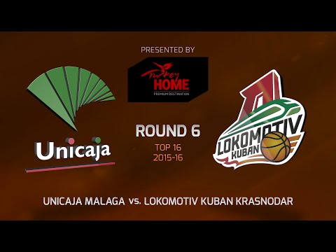Highlights: Top 16, Round 6, Unicaja Malaga 64-82 Lokomotiv Kuban Krasnodar