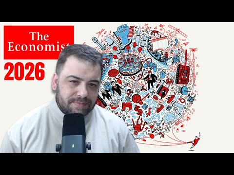 The cover of The Economist 2026 is out!!! Sinister predictions.